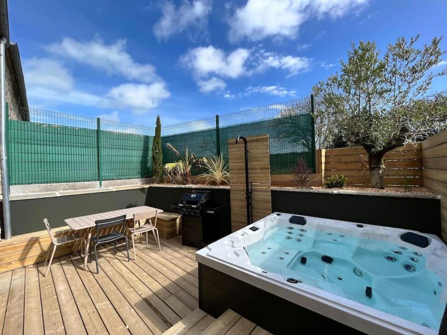 Douceur De Vivre En Bord De Mer - Jacuzzi Et Cheminee Saint-Coulomb Luaran gambar